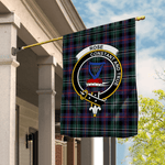 Garden Flag Rose Hunting Modern Tartan Flag Clan Badge Tartan House Flag