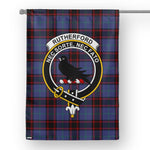 Garden Flag Rutherford Hunting Tartan Flag Clan Badge Tartan House Flag