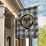 Garden Flag Sandilands Grey Tartan Flag Clan Badge Tartan House Flag