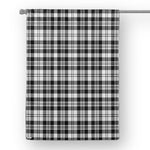 Garden Flag Scott Black White Modern Tartan Flag Tartan House Flag, Tartan Garden Flag, Tartan Flag, Plaid Flag, Christmas Plaid Flag