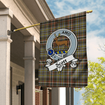 Garden Flag Scott Green Weathered Clan Badge Tartan Flag Scottish Tartan House Flag - Scotstee Shop