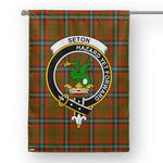 Garden Flag Seton Hunting Modern Tartan Flag Clan Badge Tartan House Flag