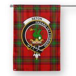 Garden Flag Seton Tartan Flag Clan Badge Tartan House Flag
