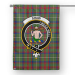 Garden Flag Shaw Of Sauchie Ancient Green Modern Tartan Flag Clan Badge Tartan House Flag
