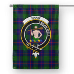 Garden Flag Shaw Of Sauchie Modern Tartan Flag Clan Badge Tartan House Flag