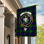 Garden Flag Shaw Of Sauchie Modern Tartan Flag Clan Badge Tartan House Flag