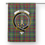 Garden Flag Shaw Of Tordarroch Green Modern Tartan Flag Clan Badge Tartan House Flag
