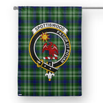 Garden Flag Spottiswood Tartan Flag Clan Badge Tartan House Flag