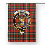 Garden Flag Stewart High Stewards Royal Modern Tartan Flag Clan Badge Tartan House Flag Stewart Flag