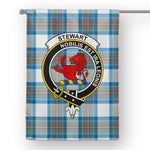 Stewart Tartan Garden Flag Stewart Stuart Of Bute Muted Blue Tartan Flag Clan Badge Tartan House Flag Stewart Flag