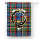Garden Flag Stirling Tartan Flag Clan Badge Tartan House Flag