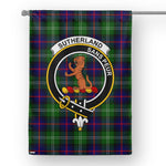 Garden Flag Sutherland II Modern Tartan Flag Clan Badge Tartan House Flag