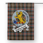 Garden Flag Sutherland Weathered Clan Badge Tartan Flag Scottish Tartan House Flag,buffalo plaid garden flag,irish family crest flags,ns tartan flags,scottish clan flags,scottish clan flags uk,Scottish Tartan House Flag,Tartan Clan Flag,tartan day flag,Tartan Garden Flag