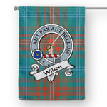 Garden Flag Wilson Ancient Clan Badge Tartan Flag Scottish Tartan House Flag,buffalo plaid garden flag,irish family crest flags,ns tartan flags,scottish clan flags,scottish clan flags uk,Scottish Tartan House Flag,Tartan Clan Flag,tartan day flag,Tartan Garden Flag