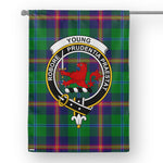 Garden Flag Young Tartan Flag Clan Badge Tartan House Flag