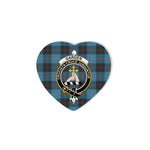 Garden Scottish Clan Plaid Ornament Gift. Christmas Tree Ornament Garden Christmas Ornament, Christmas Heart Ornament, Plaid Heart Ornament, Tartan Ornament, Tartan Heart Ornament