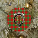 Gartshore Scottish Clan Plaid Ornament Gift. Christmas Tree Ornament Gartshore Clan Tartan Ornament Great Christmas Ornaments Gift - Scotstee Shop