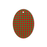 Gartshore Tartan Oval Ornaments, Christmas Tree Ornament, Plaid Christmas Ornaments, Ceramic Oval Christmas Tree Decoration, Tartan Oval Ornaments, Christmas Tree Ornament, Plaid Christmas Ornaments, Ceramic Oval Christmas Tree Decoration