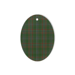 Gayre Tartan Oval Ornaments, Christmas Tree Ornament, Plaid Christmas Ornaments, Ceramic Oval Christmas Tree Decoration, Tartan Oval Ornaments, Christmas Tree Ornament, Plaid Christmas Ornaments, Ceramic Oval Christmas Tree Decoration