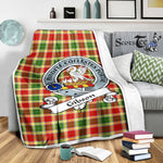Scotstee Shop Tartan Plaid Blanket Gibson Clan Badge Scottish Tartan Plaid Sherpa Blanket, Tartan Blanket, Plaid Blanket, Scottish Blanket, Gift Christmas Blanket, Christmas Blanket, Mother Day Gift, Father Day Gift