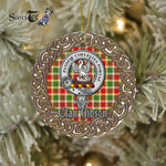 Gibson Celtic Circle Plaid Ornament Gift. Christmas Tree Ornament Tartan Ornament Great Christmas Ornaments Gift - Scotstee Shop