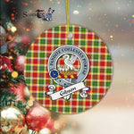 Gibson Scottish Clan Badge Plaid Ornament Gift. Christmas Tree Ornament Gibson Clan Tartan Ornament Great Christmas Ornaments Gift - Scotstee Shop