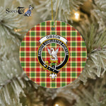 Gibson Scottish Clan Badge Plaid Ornament Gift. Christmas Tree Ornament Gibson Clan Tartan Ornament Great Christmas Ornaments Gift - Scotstee Shop