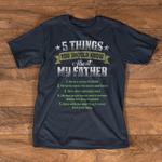 Scotstee Shop - Gift Father Day 5 Things You Should Know About My Father Funny Father Day Shirts