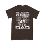 Scotstee Shop - Gift Father Day Shirts He Is My Veteran DAD American flag Veterans Day