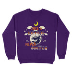 Gift Once A Witch Never Switch Halloween Womens Halloween sweatshirts, Halloween sweatshirt plus size - Scotstee Shop