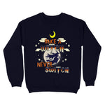 Gift Once A Witch Never Switch Halloween Womens Halloween sweatshirts, Halloween sweatshirt plus size - Scotstee Shop