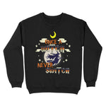 Gift Once A Witch Never Switch Halloween Womens Halloween sweatshirts, Halloween sweatshirt plus size - Scotstee Shop