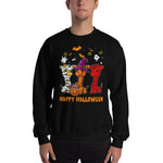 Giraffe Happy Halloween Sweatshirt Cute Mummy Witch Pumpkin Halloween Sweatshirt - Scotstee Shop
