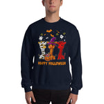 Giraffe Happy Halloween Sweatshirt Cute Mummy Witch Pumpkin Halloween Sweatshirt - Scotstee Shop