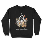 Girl With Orange Flower Wings Multiple Sclerosis Awareness Breast Cancer Awareness Sweatshirt - Scotstee Shop