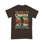 Girls 34nd Birthday Queen July 1987 Shirt Queen Birthday Shirt 1987 Birthday Shirt - Scotstee Shop