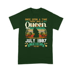 Girls 34nd Birthday Queen July 1987 Shirt Queen Birthday Shirt 1987 Birthday Shirt - Scotstee Shop