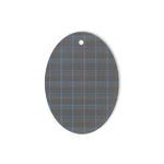 Gladstone Hunting Tartan Oval Ornaments, Christmas Tree Ornament, Plaid Christmas Ornaments, Ceramic Oval Christmas Tree Decoration, Tartan Oval Ornaments, Christmas Tree Ornament, Plaid Christmas Ornaments, Ceramic Oval Christmas Tree Decoration
