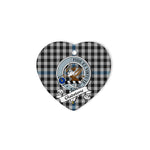 Gladstone Scottish Clan Badge Plaid Ornament Gift. Christmas Tree Ornament Gladstone Clan Tartan Ornament Great Christmas Ornaments Gift Heart Ornament