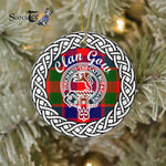 Gow Clan Tartan Crest Badge Plaid Ornament Gift. Christmas Tree Ornament Tartan Ornament Great Christmas Ornaments Gift - Scotstee Shop