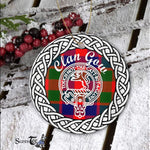 Gow Clan Tartan Crest Badge Plaid Ornament Gift. Christmas Tree Ornament Tartan Ornament Great Christmas Ornaments Gift - Scotstee Shop
