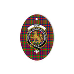 Gow McGouan Scottish Clan Plaid Ornament Gift. Christmas Tree Ornament Gow McGouan Clan Tartan Ornament,  ceramic ornament, personalized christmas ornaments, christmas tree ornaments, christmas door decorations, Plaid Ornament, Tartan Ceramic Ornament