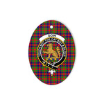 Gow McGouan Scottish Clan Plaid Ornament Gift. Christmas Tree Ornament Gow McGouan Clan Tartan Ornament,  ceramic ornament, personalized christmas ornaments, christmas tree ornaments, christmas door decorations, Plaid Ornament, Tartan Ceramic Ornament