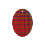 Gow Tartan Oval Ornaments, Christmas Tree Ornament, Plaid Christmas Ornaments, Ceramic Oval Christmas Tree Decoration, Tartan Oval Ornaments, Christmas Tree Ornament, Plaid Christmas Ornaments, Ceramic Oval Christmas Tree Decoration