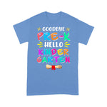 Graduation Bye Pre-k Hello Kindergarten Back To School Funny Back To School Shirt Back To School Gift - Scotstee Shop