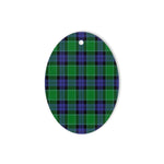 Graham Of Menteith Modern Tartan Oval Ornaments, Christmas Tree Ornament, Plaid Christmas Ornaments, Ceramic Oval Christmas Tree Decoration, Tartan Oval Ornaments, Christmas Tree Ornament, Plaid Christmas Ornaments, Ceramic Oval Christmas Tree Decoration