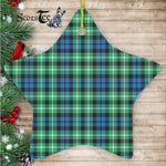 Graham Of Montrose Ancient Tartan Ornament Star Ornament, Christmas Star Decorations, ceramic ornament, Plaid Star Ceramic Ornament, Christmas Ornament Decorations Gift