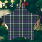 Graham Of Montrose Modern Tartan Ornament Star Ornament, Christmas Star Decorations, ceramic ornament, Plaid Star Ceramic Ornament, Christmas Ornament Decorations Gift