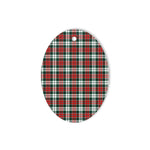 Graham Tartan Oval Ornaments, Christmas Tree Ornament, Plaid Christmas Ornaments, Ceramic Oval Christmas Tree Decoration, Tartan Oval Ornaments, Christmas Tree Ornament, Plaid Christmas Ornaments, Ceramic Oval Christmas Tree Decoration