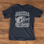 Scotstee Shop - Grandpa And Grandson Gift Family Shirt Grandad Fist Bump